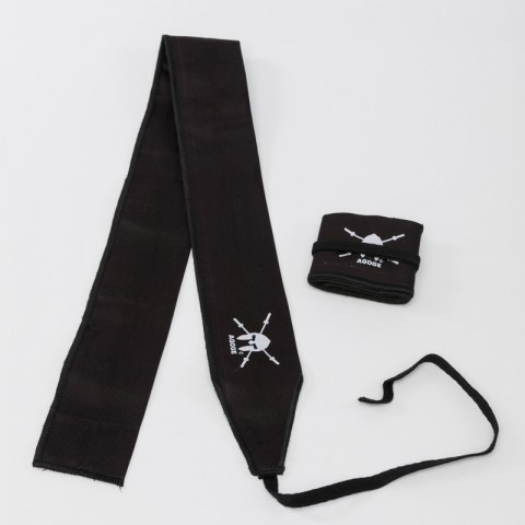 AGOGE Wrist Wraps Gymnastics - Handgelenk-Bandagen schwarz